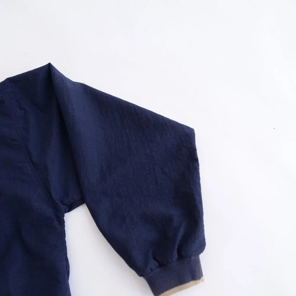 VTG Willwerth Bud Light Embroidered Nylon PGA Tour Navy Pullover Windbreaker XL - Picture 4 of 9